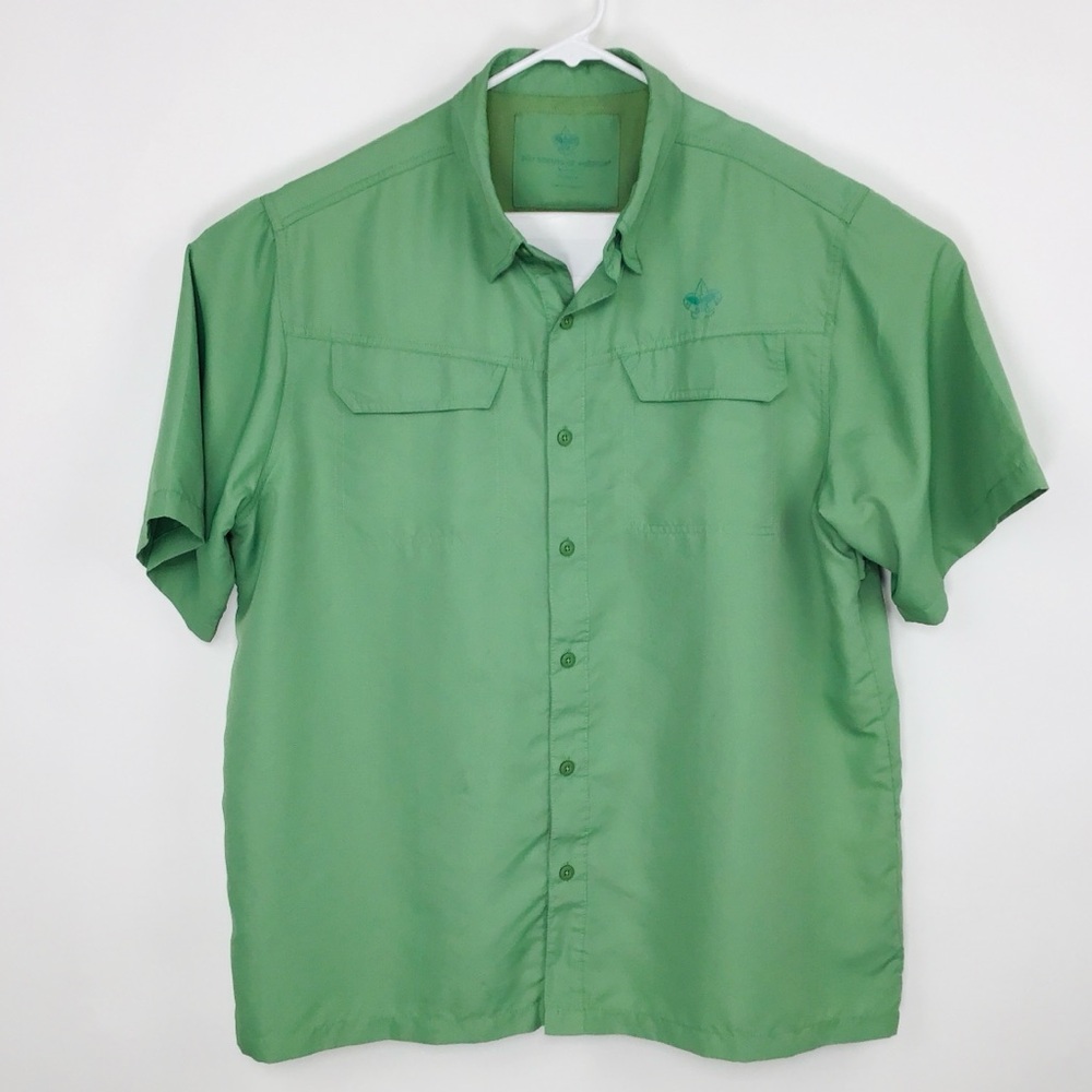 Boy Scouts men’s short sleeve button down shirt XL